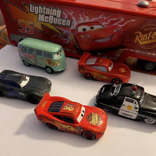 Disney Pixar Cars diecast 1:55 set of 5 Mattel used