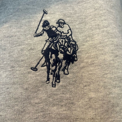 Men's Grey Sweatshirt Jacket U.S. Polo Assn. no L Like New