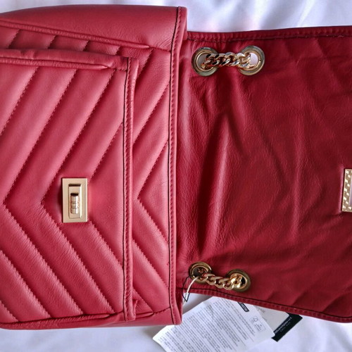 A.BELLUCCI shoulder bag new, red, Italian origin