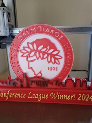 Europa Conference League 2024 Olympiakos commemorative decoration