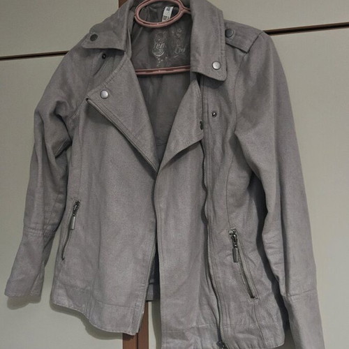 Grey corduroy jacket used, size M