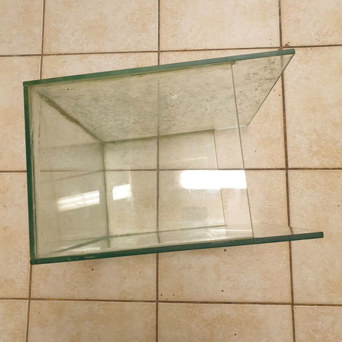 Glass container used, rectangular, 50x30 cm