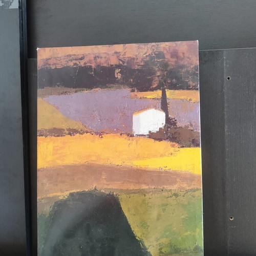 Abstract Landscape Painting on Canvas used