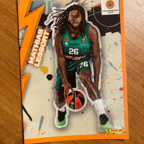 Mathias Lessort Euroleague 2024-25 Panini sticker like new