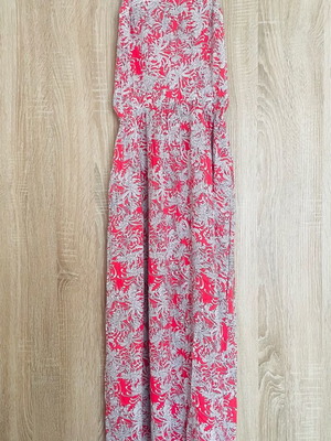 Maxi dress summer new, colorful with elastic waist and pockets