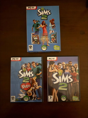 The Sims 2 triple game collection like new DVD for PC