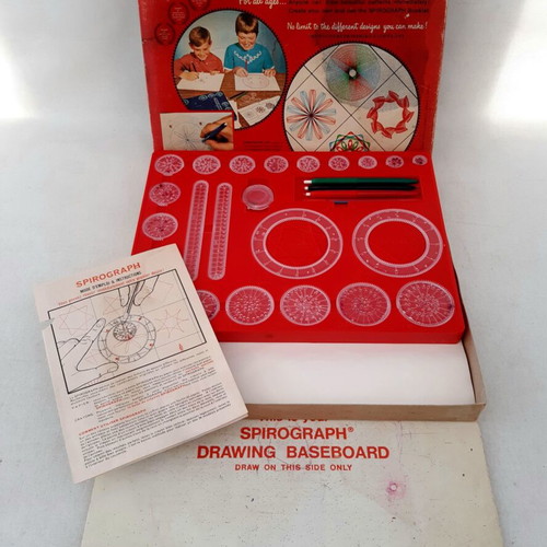 Kenner Spirograph used vintage toy set