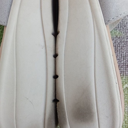 Just Anesis anatomical platform slippers like new, gray beige, size 41