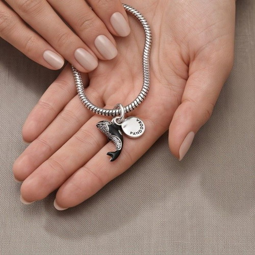 Pandora Oath Symbol Pendant S925 new, black and silver
