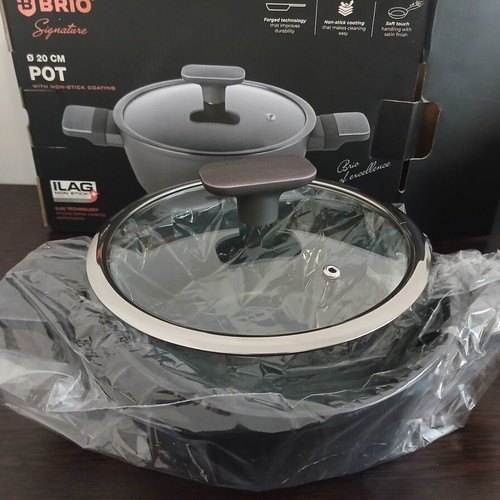 Brio Pot new, 20 cm, non-stick coating