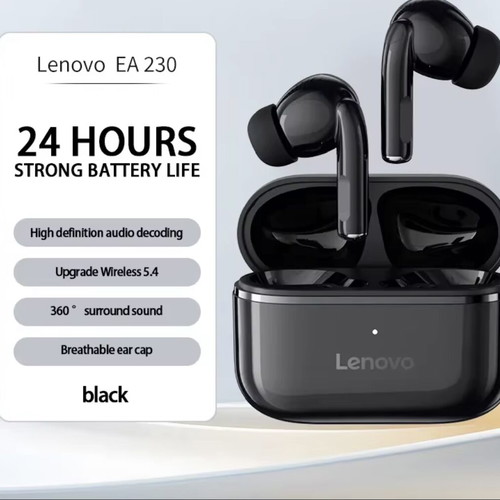 Lenovo EA 230 ασύρματα ακουστικά καινούργια, λευκά