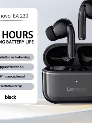 Lenovo EA 230 ασύρματα ακουστικά καινούργια, λευκά