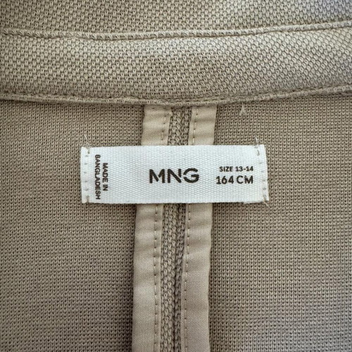 Mango Kids blazer for boys beige size 164 cm 13–14 years like new
