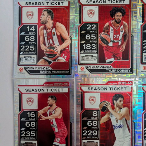 Olympiakos Contenders Euroleague Hobby Full Base Set 2025-26 new