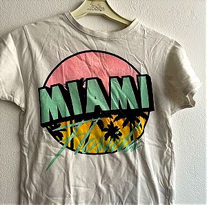 REBEL by Primark retro Miami 81 t-shirt age 8-9
