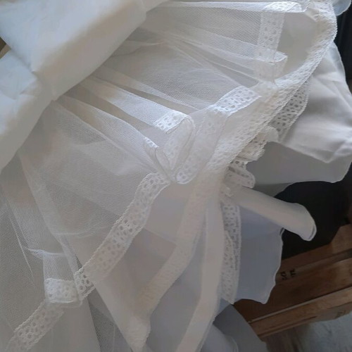 Wedding dress used nr 38/40 with veil and flower girl dress gift