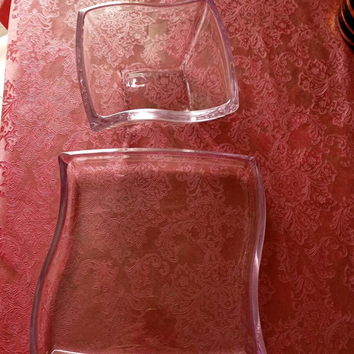 Plate and bowl new, set of two pieces