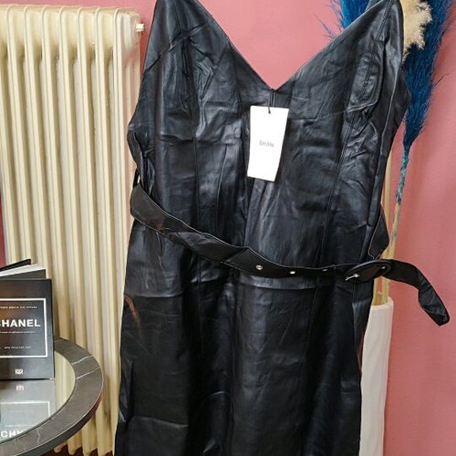 Leather dress Bershka new, size large, -  15,00 - Vendora.cy