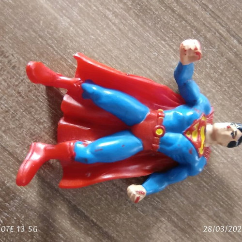 Super Man figure used, 9cm height