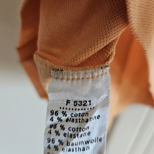 Lacoste basic t-shirt, orange, size M