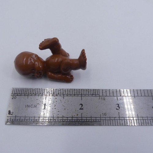 Vintage Hasbro Lil Babies Toy 1991 used, brown 07 Gemelini
