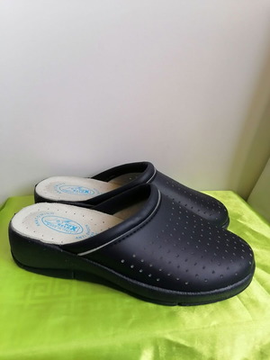 Max Relax Anatomica leather clogs size 36 new, dark blue