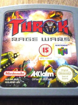 Turok Rage Wars παιχνίδι Nintendo 64 μεταχειρισμένο, δράση, σκοποβολή