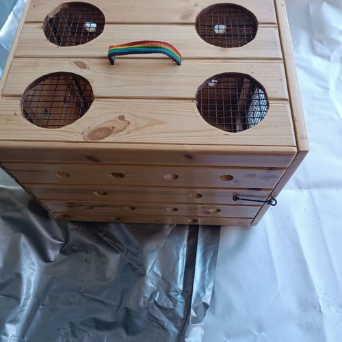 Wooden Dog House BOX new for small breed pets handmade