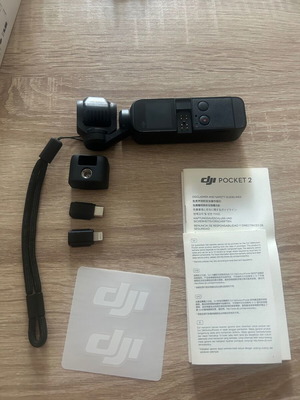 DJI Pocket 2 4K Vlogging Camera like new with accessories and ring light