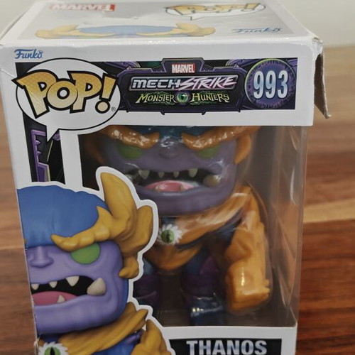 Funko Pop! Marvel Mech Strike Monster Hunters Thanos #993 refurbished