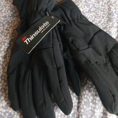 A-Cold-Wall gloves new with fleece lining, black