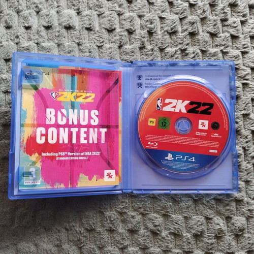 2K22 75th Anniversary Edition PS4 Game like new, sports