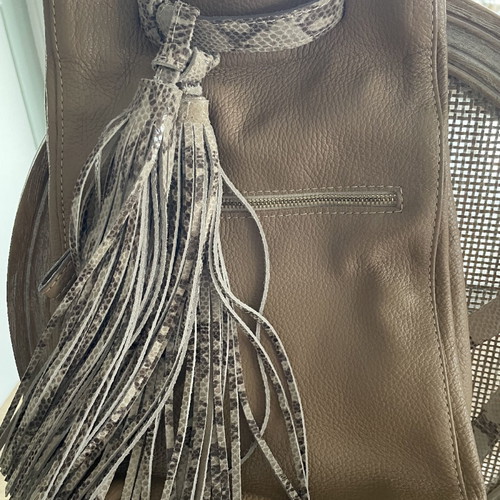 Leather backpack new with soft leather