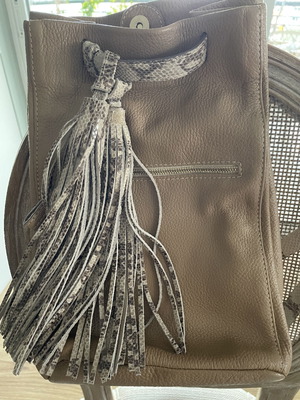 Leather backpack new with soft leather