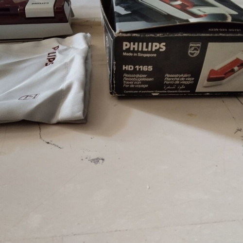 Vintage Philips Stewardess HD 1165 travel iron new