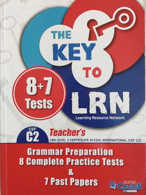 The Key to LRN C2 Teacher’s Tests book like new