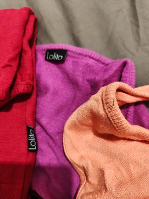 T-shirts pack of 3, red and pink, size S