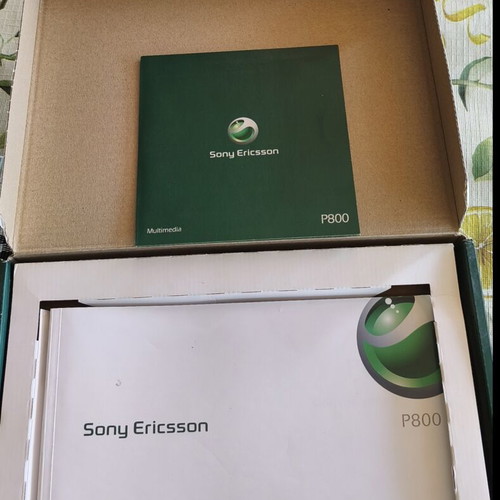 Sony Ericsson P800 mobile phone 2003, complete set