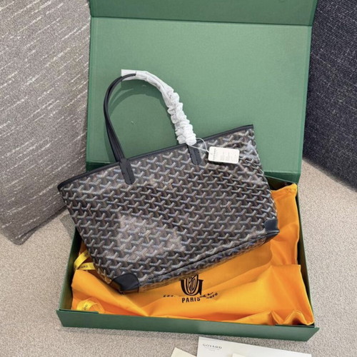 Goyard Canvas Artois PM τσάντες ώμου νέες, λευκό και πράσινο