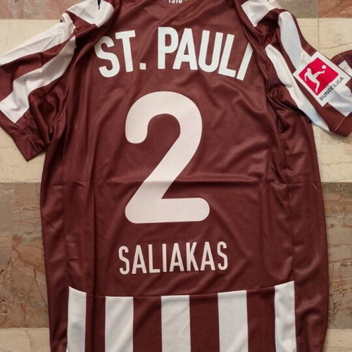St. Pauli Manolis Saliakas Jersey XL New Official Replica