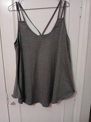 Blouse gray like new, size L