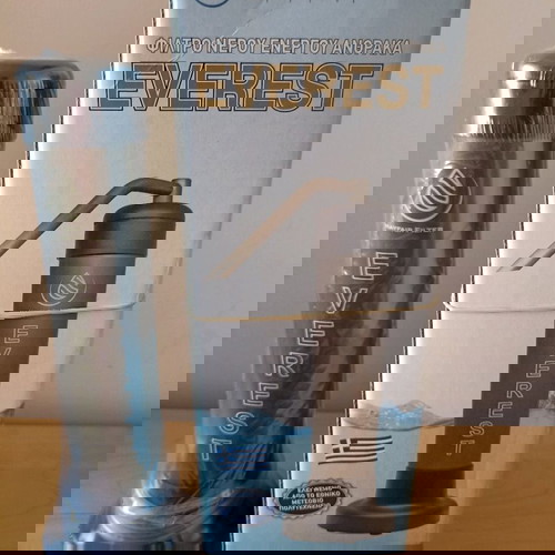 Нов филтър за вода с активен въглен Everest, запечатан в опаковка