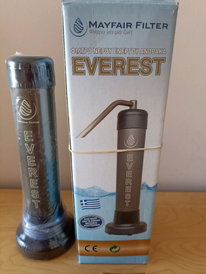 Нов филтър за вода с активен въглен Everest, запечатан в опаковка