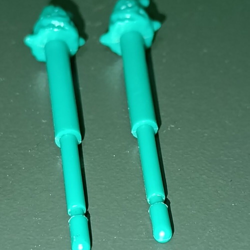 Mighty Max Dragon Island Missiles spare parts used, set of 2