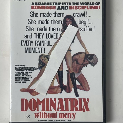 Dominatrix Without Mercy DVD used, Alpha Blue Archives adult collector edition