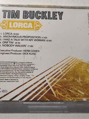 Tim Buckley Lorca CD, rock