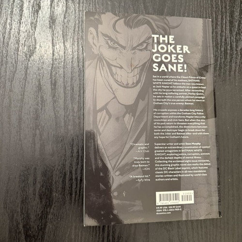 Batman White Knight comic book like new, English text