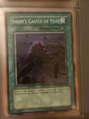Yu-Gi-Oh card Shien's Castle of the Mist like new