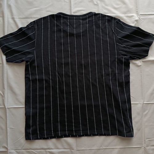 Zara Men Striped T-Shirt XL Like New Black and White