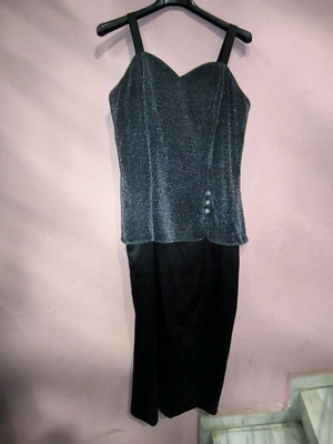 Black dress with glitter Mina Collection like new